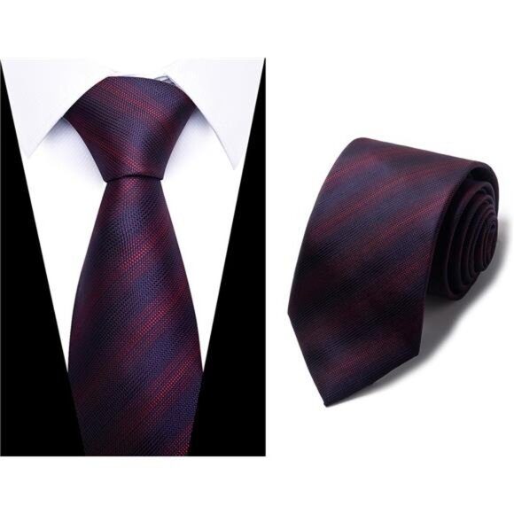 Tie For Men Necktie Woven Jacquard Neck Ties Set 6 PCS - Picture 5 of 8